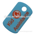 promotion gift custom logo printing words silicone dog tag